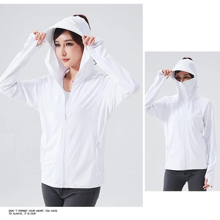 TRVLWEGO Sommer Frauen Männer Angeln Hemd UV Proof Mantel Schnell Trocknend Dünne Sonnencreme UPF50 + Outwear Mit Kapuze Radfahren Strand Kleidung – Detail 22