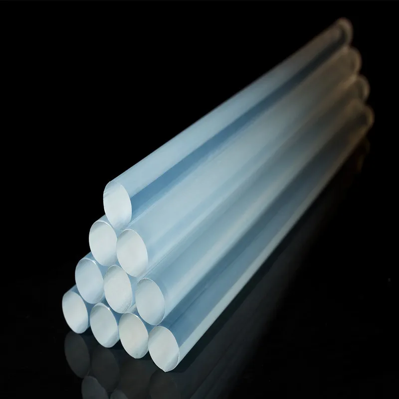 Imagem -06 - Metade Transparente Quente Derretimento Adesivo Vara Alta Viscosidade Elétrica Arma Reparação Ferramentas Elétricas Faça Você Mesmo Comida Grau Cola Tira 200 mm 10 Peças