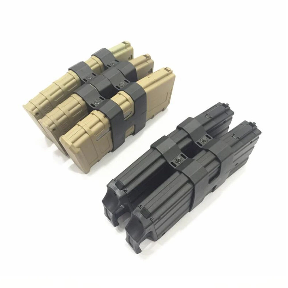 Taktische M4 Magazin Koppler Parallel Stecker Nylon Doppel Magazin Airsoft Patrone Clip für M4 M4A1 Spielzeug Pistole Zubehör