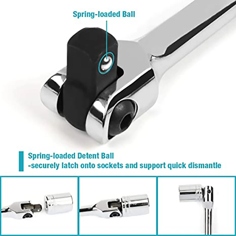 1/2\'\' F Rod Wrench Socket 10\'\' 15\'\' 18\'\' Torque Wrench Long Force Bar Activity Head Strong Lever Steering Handle Repair Tool