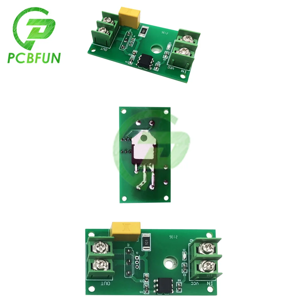 DC 3-24V 40A 1 Kanal SCR Solid State Relais Schalter Modul Optokoppler Isolation MOS Transistor Ausgang