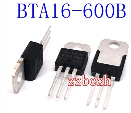 10PCS/LOT New original In Stock  BTA16-600B  16A/600V  TO-220