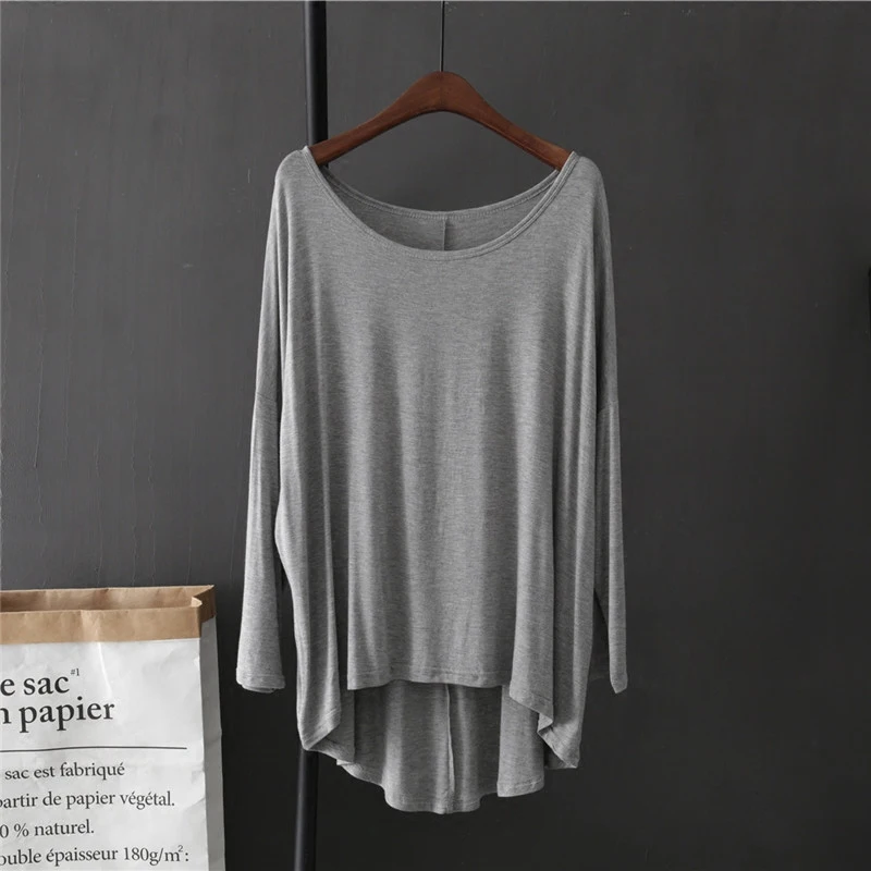 T-shirts Women Popular Cozy Teens Ladies Tops Solid Fashion O-Neck Korean Style Newest Minimalist Loose Leisure Streetwear Soft