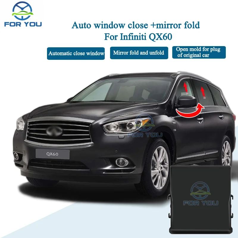 FORYOU Car Side Rear Mirror Folding Rear View Mirror Fold Unfold And Window Closer Module For Infiniti QX60