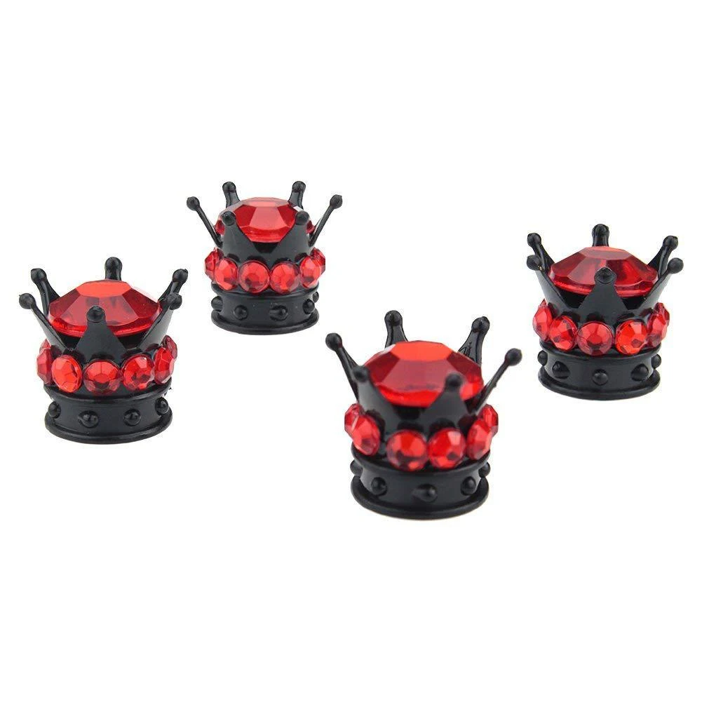 4Pcs/Set Bling Rhinestone Tire Wheel Stem Caps Car tire cap Auto Truck pneumatic valves plugs cover  on the nipple automobile