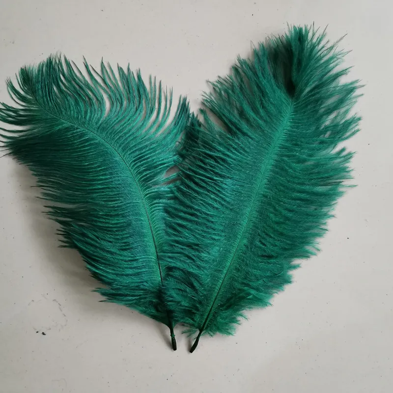 High Quality New  10pcs High Quality Blackish Green ostrich feathers 6-8 inches/15-20 cm for Party/wedding Decoration