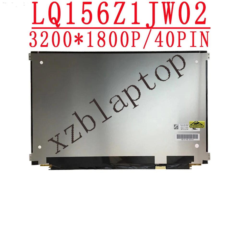 

15.6" LCD Display 3200*1800 40 Pins IPS for Dell Precision M4800 0JJ74H JJ74H Laptop Lcd Screen LQ156Z1JW02