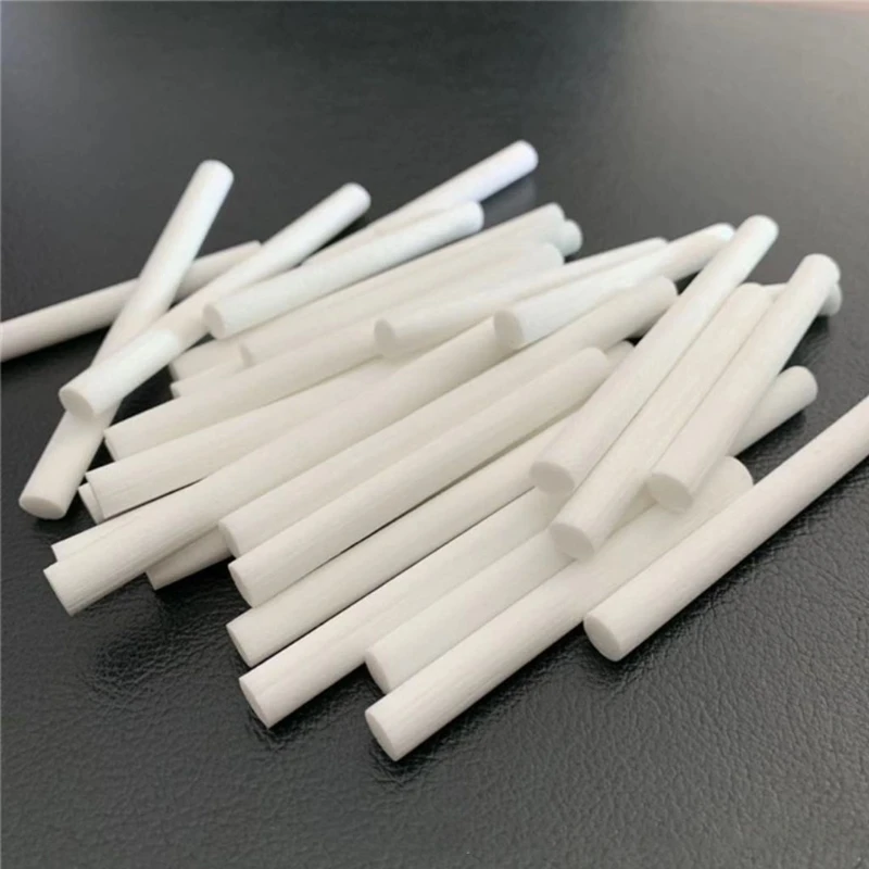 50 Pcs 8mm Humidifier Filter Cotton Swab USB Air Ultrasonic Humidifier Aroma Diffuser Replacement Cotton Sponge Stick 15cm