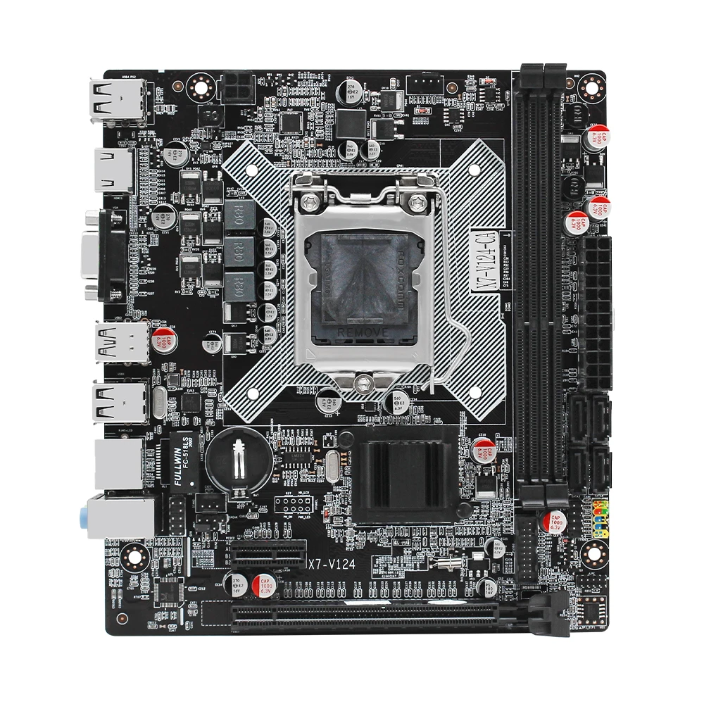 

B75 Motherboard LGA 1155 SATA 3.0/2.0 PCI Express 16X Support Intel Xeon I3 I5 I7 CPU Processor DDR3 RAM Memory VGA HDMI X7-V124