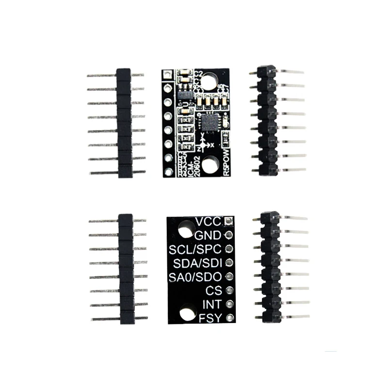 Taidacent DC3.3-5V ICM-20602 Sensor Module High Precision Low Noise Six Axis Gyroscope Acceleration Module For Smart Car