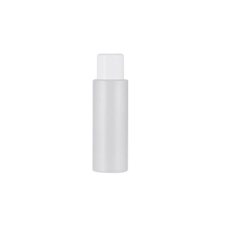 20Pcs Empty Plastic Frosted Toner Refillable Bottler PET 100ML 150ML 200ML White Screw Lid Cosmetic Packaging Container