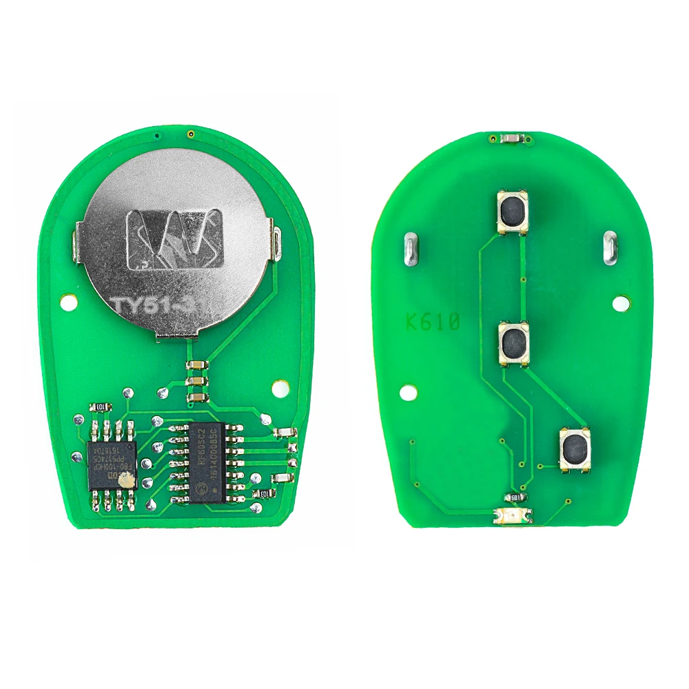 DIYKEY Keyless Entry Remote Car Key With 3 Button FOB for Toyota Tundra 2007 2008 2009 2010 2011 2012 FCC: GQ43VT20T