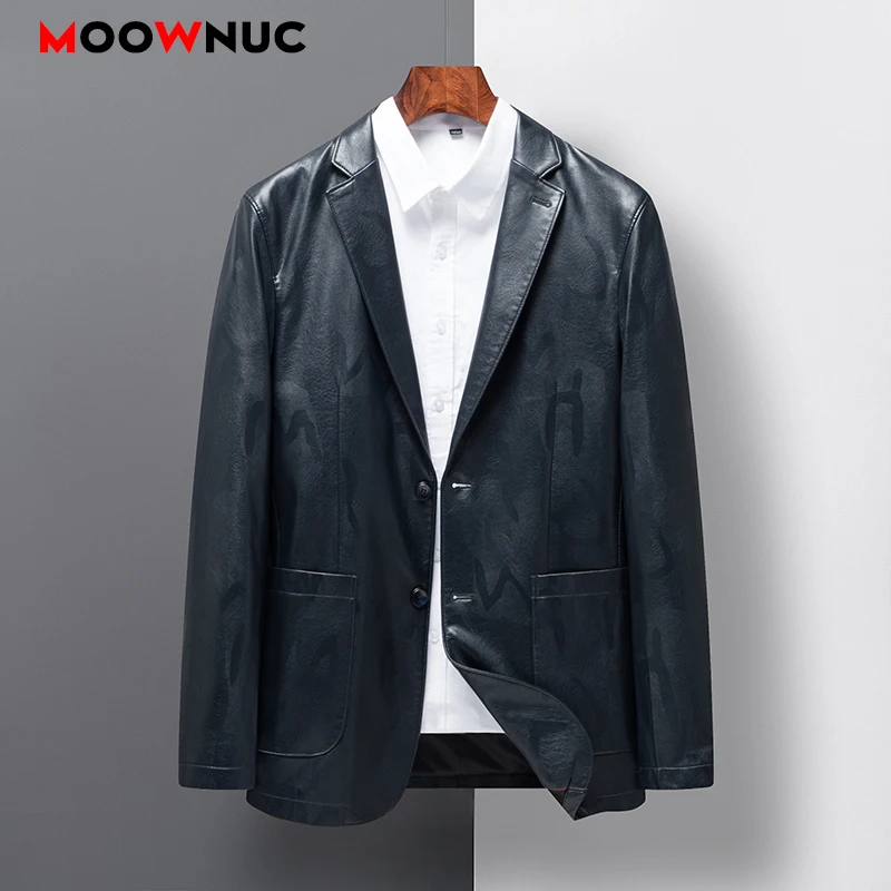 

Men's Fashion Leisure Suit Blazers Autumn 2021 Jackets Cardigan Casual Coats Solid Slim Male Spring Business Classic MOOWNUC