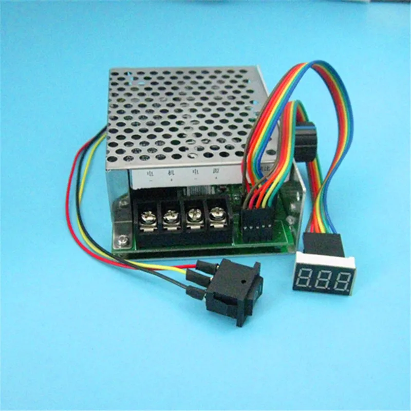 PWM Electronic Governor DC Brush Motor Controller Motor Forward and Reverse Switch 12v24v36v48v