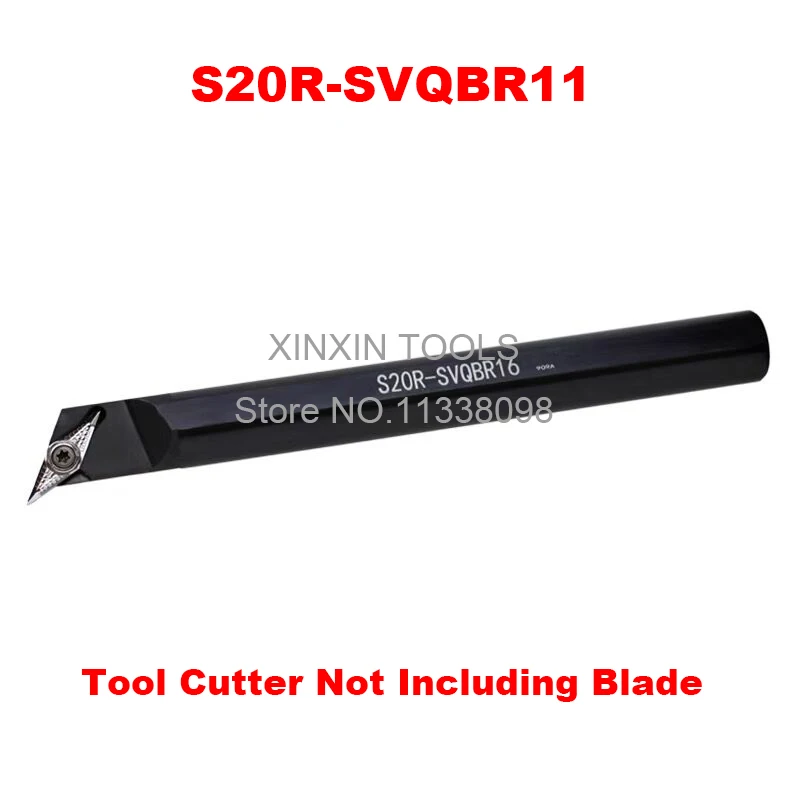 S20R-SVQBR11 ,117.5 gradi utensile di tornitura interno, tornio barra di alesatura, utensile di tornitura CNC, tornio