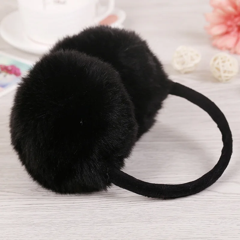 New Arrival Winter Earmuffs for Men and Women Universal Plush Warm Earmuffs Cute Rabbit Fur Ear Bags for Female and Male