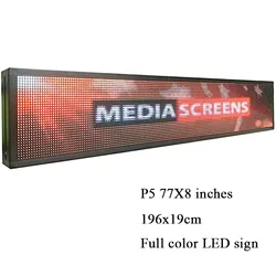 Cartello pubblicitario a LED P5 Display a colori per esterni 77 