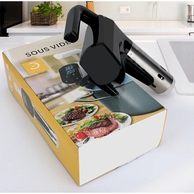 Máquina de cozimento elétrica sous vide app wifi rápido-aquecimento circulador de imersão fogão preciso com temporizador de temperatura precisa
