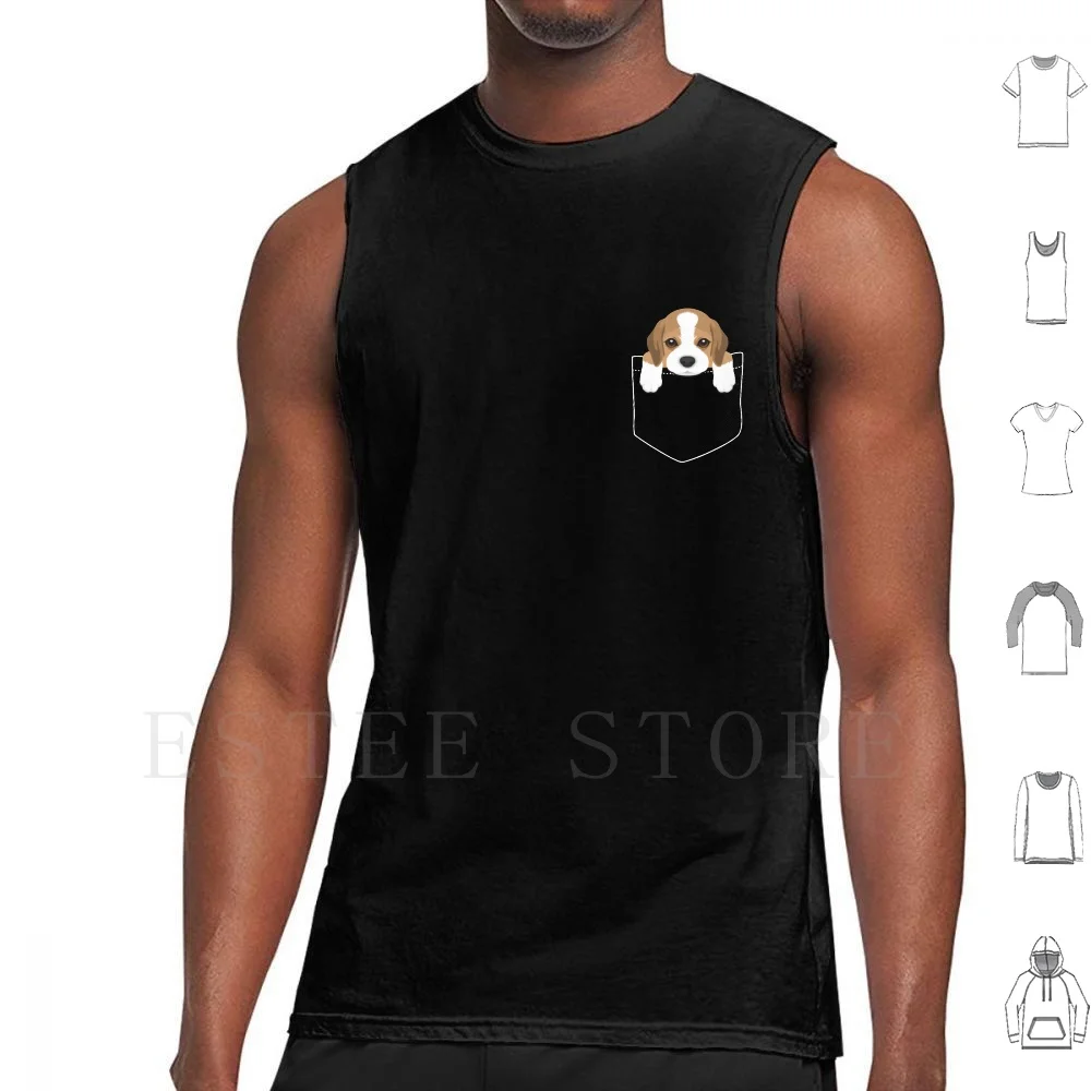 Camisetas sin mangas con diseño de cachorro Beagle, para amantes de los perros, cachorros, rescate de mascotas, animales, adopción, ladridos, cola que se mueve