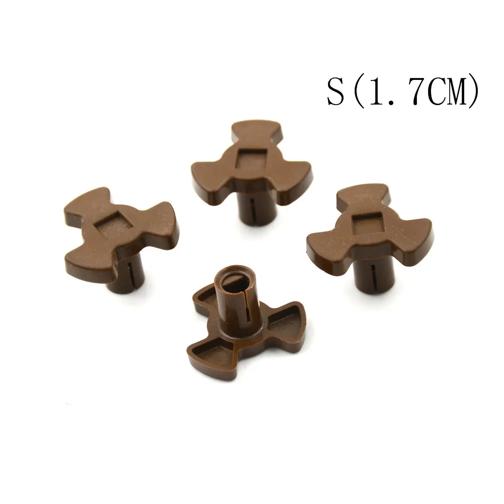 4Pcs Home Turntable Microwave Oven Rotating Shaft Flower Core Turntable Roller Guide Support Coupler Tray Shaft Universal