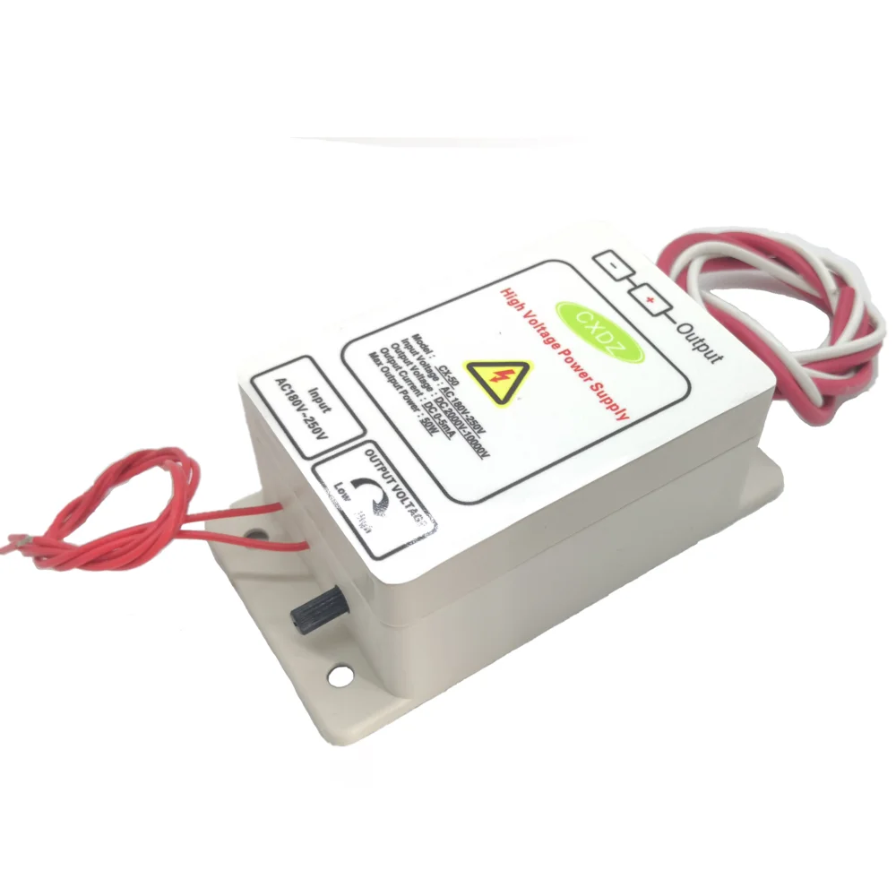 High Voltage Power Supply   1KV - 10KV CX-50     ,Electrostatic Ionization   , Spraying ,  Cleaner Air Purification