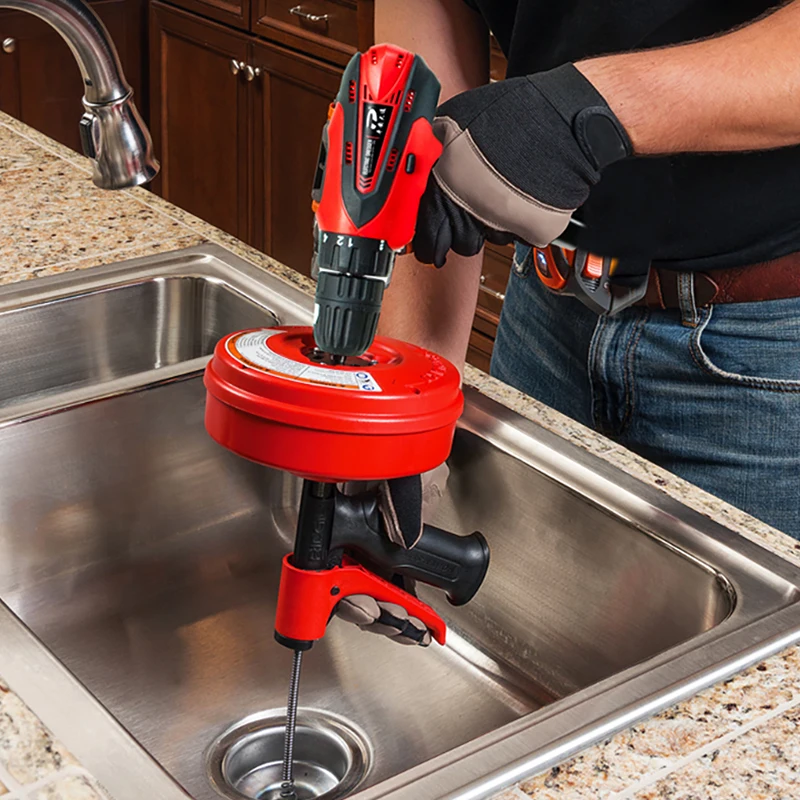 Imagem -03 - Tubo de Dragagem Ferramenta de Bloqueio de Água para Banheiro Banheira Dreno Encanamento Home Sink Tube Pia Cleaner 7.5 m
