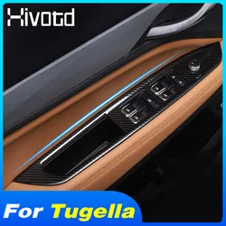 자동차 도어 창 버튼 커버 유리 리프팅 스위치 패널 스티커 Geely New Tugella,Xingyue,FY11 Knewstar 001 2023 액세서리