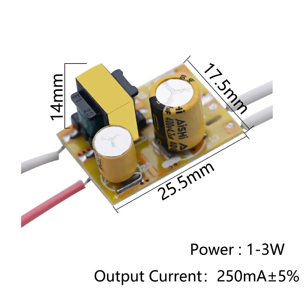 LED Driver 1W 2W 3W 4W 5W 250mA DC3-18V New Smart IC SMD LED Non-Isolated Constant Current Driver For Bulb LED diode SMD Power