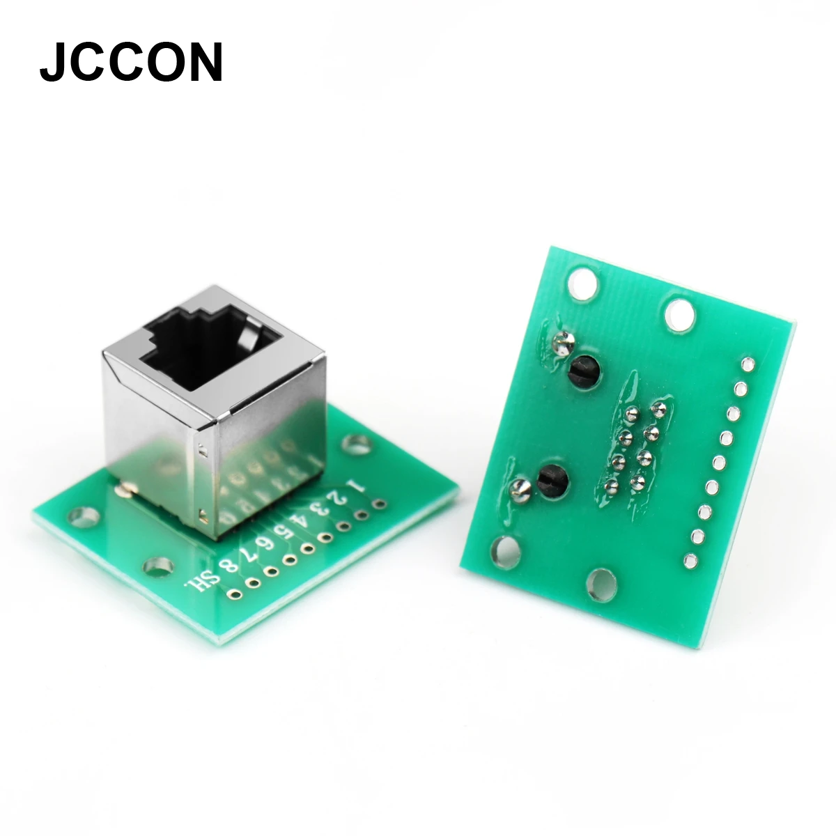 1Pcs RJ45 Splitter Module Set Adapter Board Modular Ethernet Connector Adapter Network Interface + Breakout Board + Pin Header