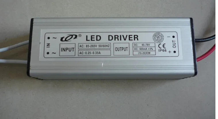 

5pcs/lot wholesales Switching Power Supply UNIT, waterproof led driver high power led driver for 12-20*3w 36W60w 600ma