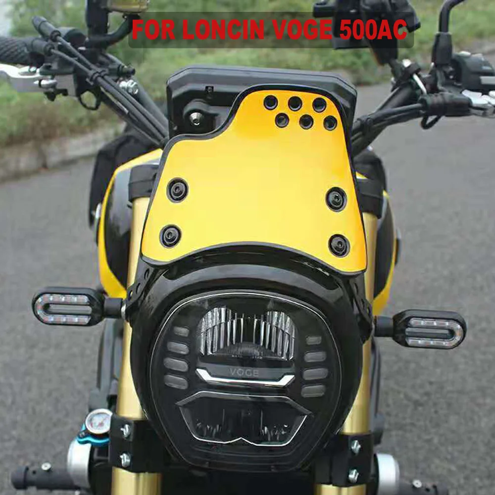 

VOGE 500AC Motorcycle Windshield Windscreen Protection Shield For LONCIN VOGE 500AC 500 AC