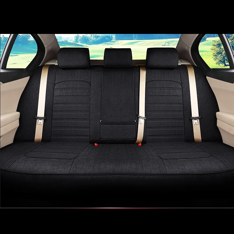 AutoDecorun Dedicated Flax Auto Seat Cover for Mercedes Benz CLS Accessories Seat Covers for Cars Seats Cushion Supports Styling