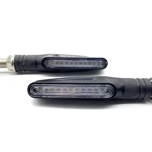 4pcs Motocicleta Turno Seqüencial Sinais Blinker LED Fluindo Água Parada Cauda Turn Signal Indicadores Luzes Piscando 10 principais vendas piscas de moto 4 - №4