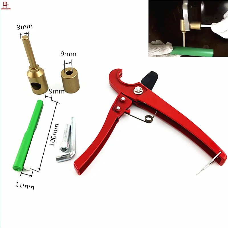 С резаком 25 мм, инструмент для ремонта водопроводной трубы PPR, ремонтные петли, пластиковые части для труб 7 мм, сварочные детали, Сварочная форма