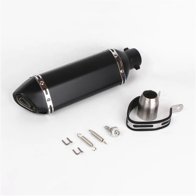 51mm Motorcycle Exhaust Tip Muffler Baffle DB Killer SIiencer Escape with Laser Label For Universal Motorbike