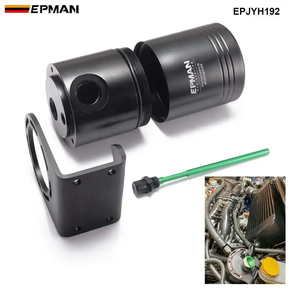 EPMAN Aluminium Racing zbiornik do pobierania oleju/puszka puszka okrągła zbiornik Turbo pojemnik do ściągania oleju/może złapać uniwersalny EPJYH192 — zdjęcie 5