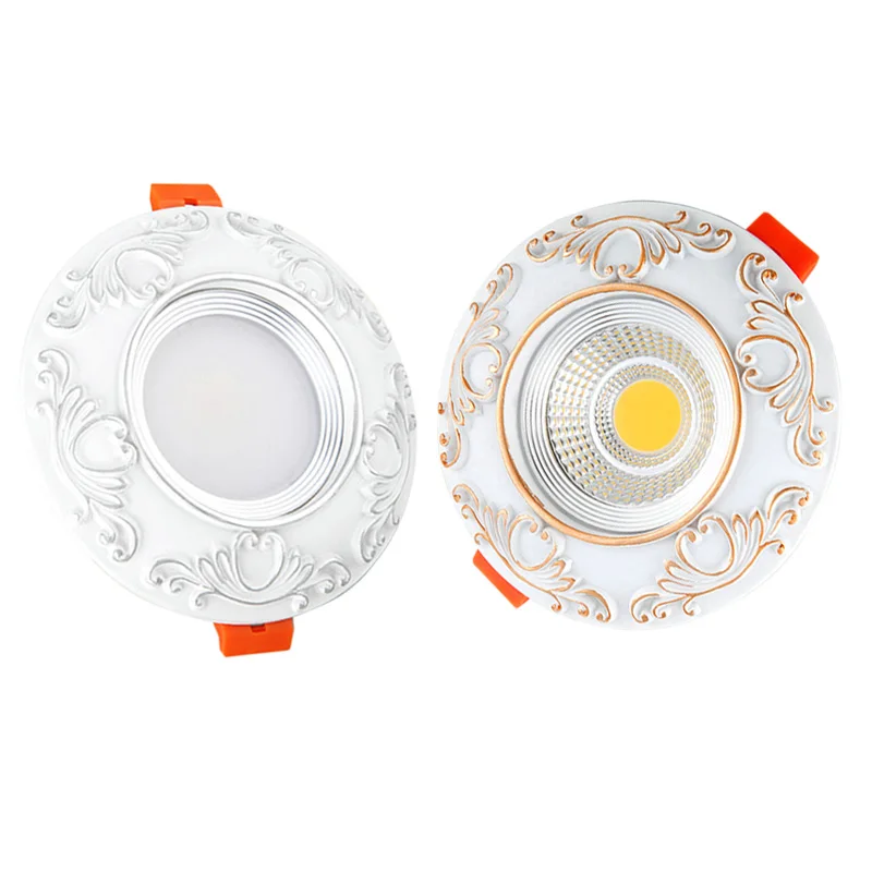 Super Bright LED COB Downlight  Recessed  5W 7W 9W Warm White/Natural White/Cold White LED Ceiling Spot Light AC110V 220V