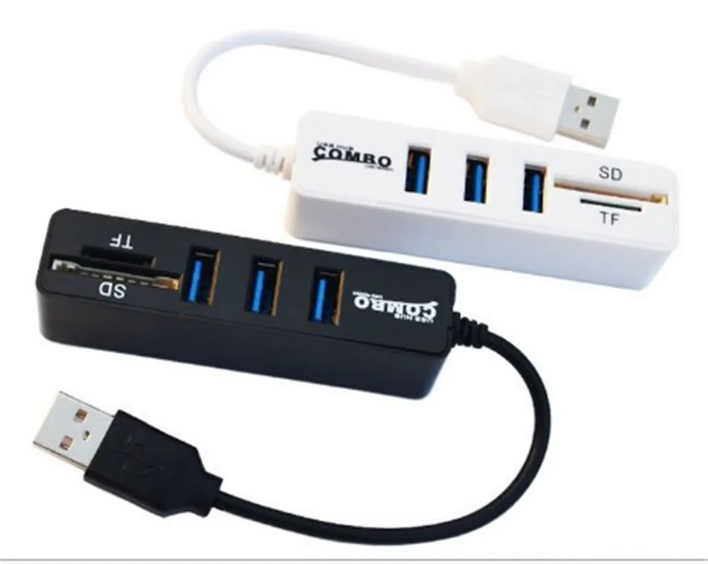 USB HUB 3.0 Multi USB 3.0 HUB Splitter Port 3/6 Multiple USB Hab SD Card Reader High Speed Usb Combo for Computer Laptop