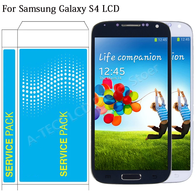 AAA Quality S4 LCD For Samsung S4 LCD Display Touch Screen With Frame Assembly For S4 GT-GT-i905 i9500 i9506 LCD Repair