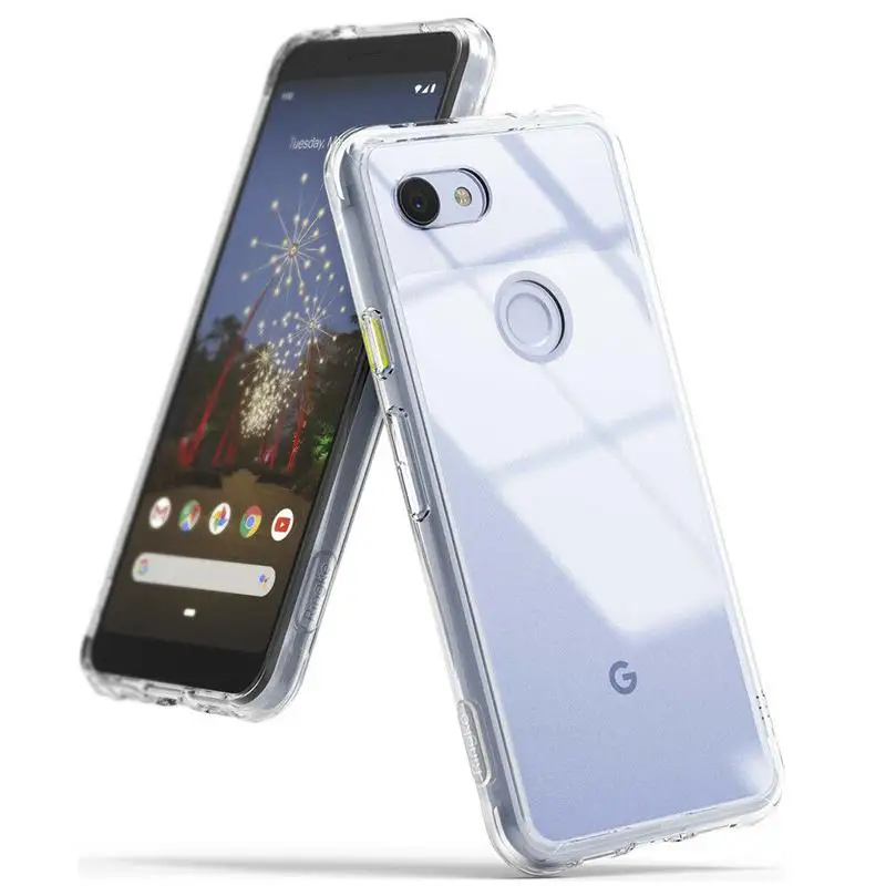 Ultra fino transparente claro caso traseiro para o pixel do google xl 2 pixel xl 3 4xl 4a 5 5a silicone tpu capa macia