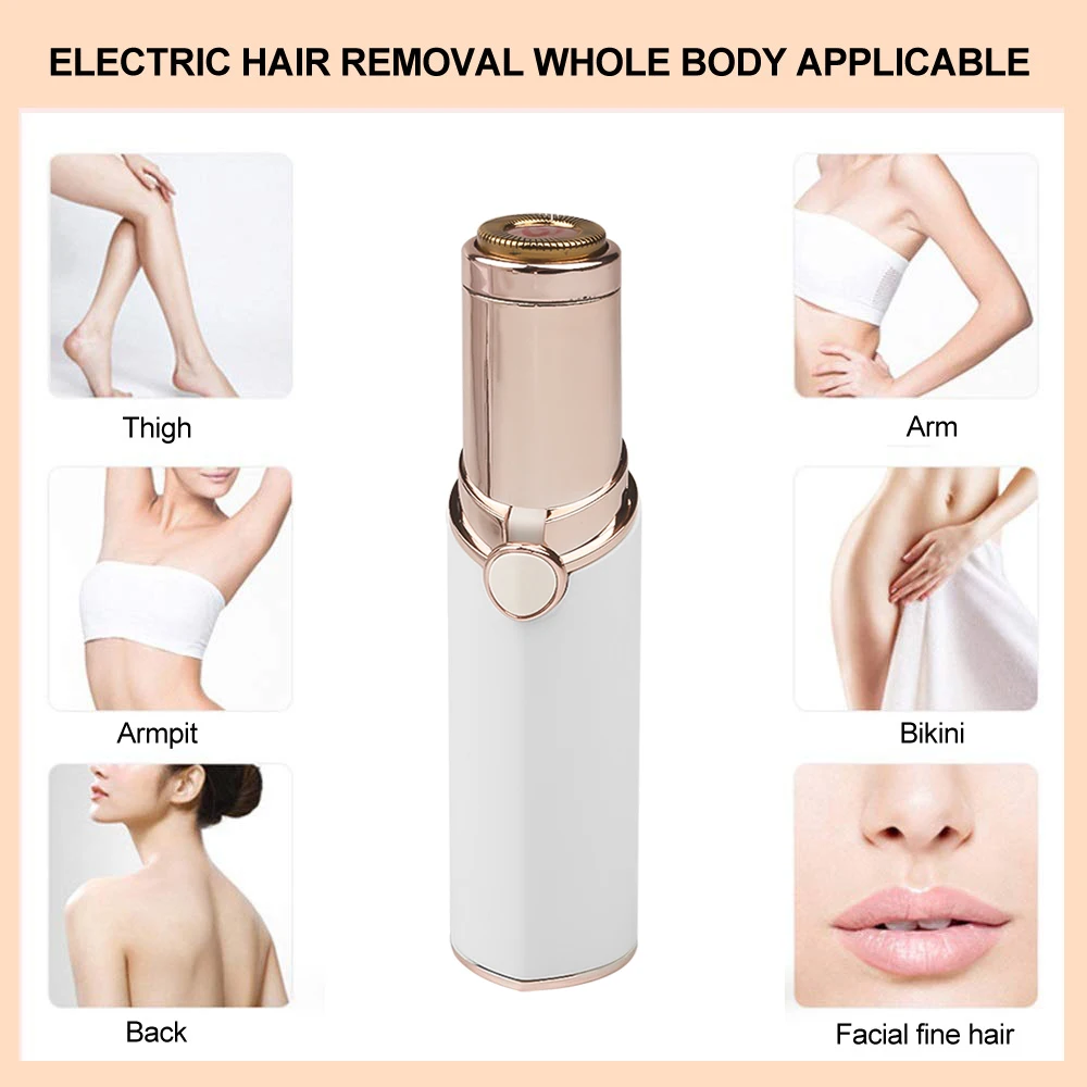 Electric eyebrow trimmer, fully automatic eyebrow trimmer, painless facial epilator, exquisite and compact shaving tool