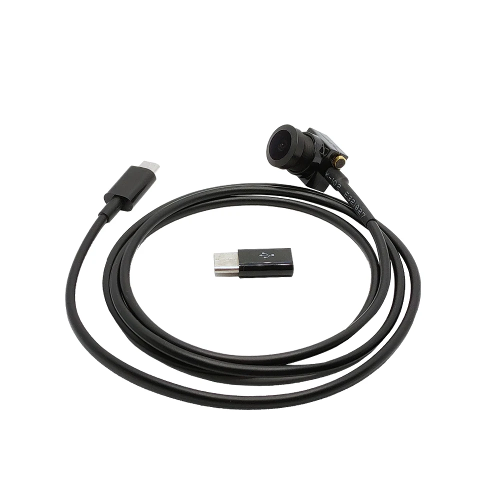 Mini câmera externa 1080p otg, grande angular, 2mp, android, celular, micro usb, otg, mini câmera