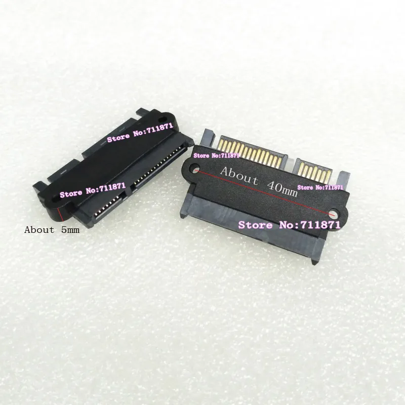 Hard disk test machine SATA Adapter connector 2 Hole Fixed SATA Connector Adapter 7P 15P Male Female SATA Hard Disk test Adapter