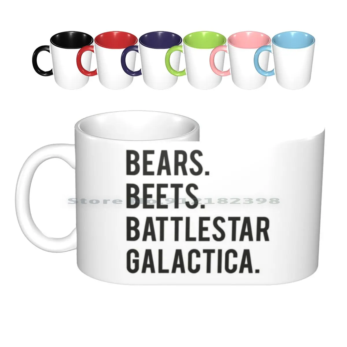 Bears Beets Battlestar Galactica! Ceramic Mugs Coffee Cups Milk Tea Mug Dwight Schrute The Office Bears Beets Battlestar