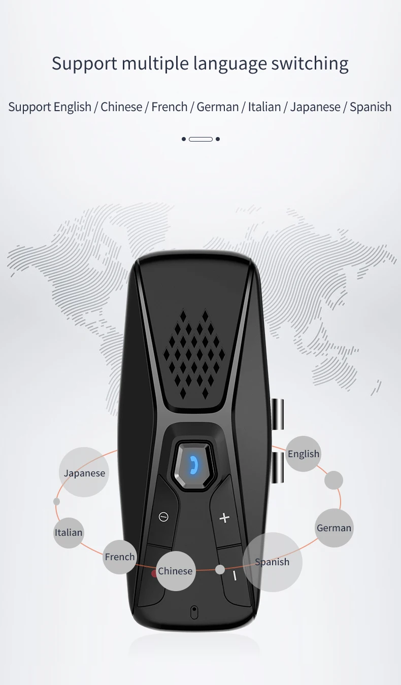 مجموعة سيارة بلوتوث لاسلكية شاملة ، مكبر صوت يدوي ، مكبر صوت للهاتف ، T823 ، داخل السيارة