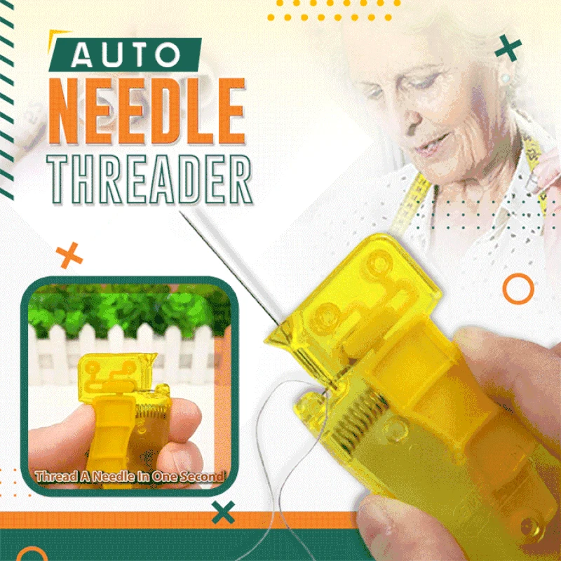 Teaglede อัตโนมัติเข็ม Threader เครื่องมือ DIY มือเย็บจักรเย็บผ้าอัตโนมัติเข็ม Threader Home อุปกรณ์เสริม Dropshipping