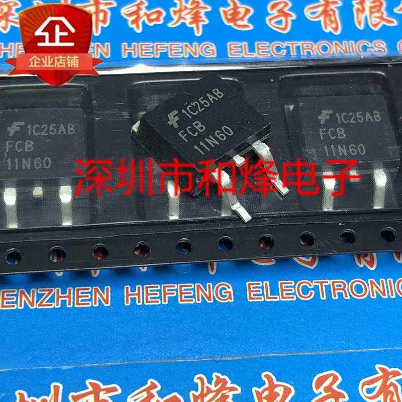 

10PCS FCB11N60 TO-263 600V 11A