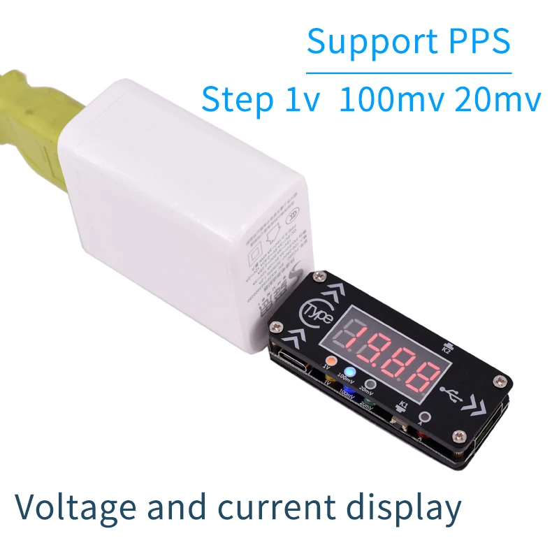 Type-C USB-C PD2.0 PD3.0 to DC Spoof Scam Fast Charge Trigger Polling Detector USB-PD Notebook Power Supply Change Board Module