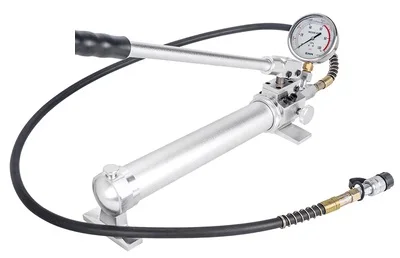 LD-700A aluminium legierung stahl manuelle hydraulische pumpe tragbaren hochdruck ölpumpe hand jack – Detail 2