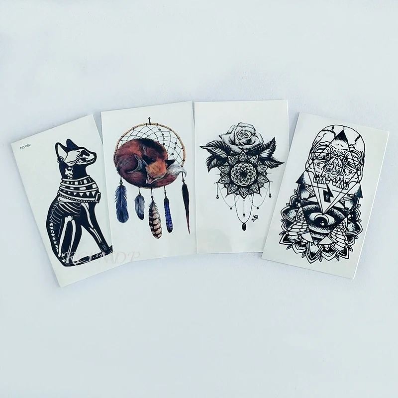 

Waterproof Temporary Tattoo Sticker star totem planet moon crown cartoon leon tatto flash tatoo fake tattoos for women men kid